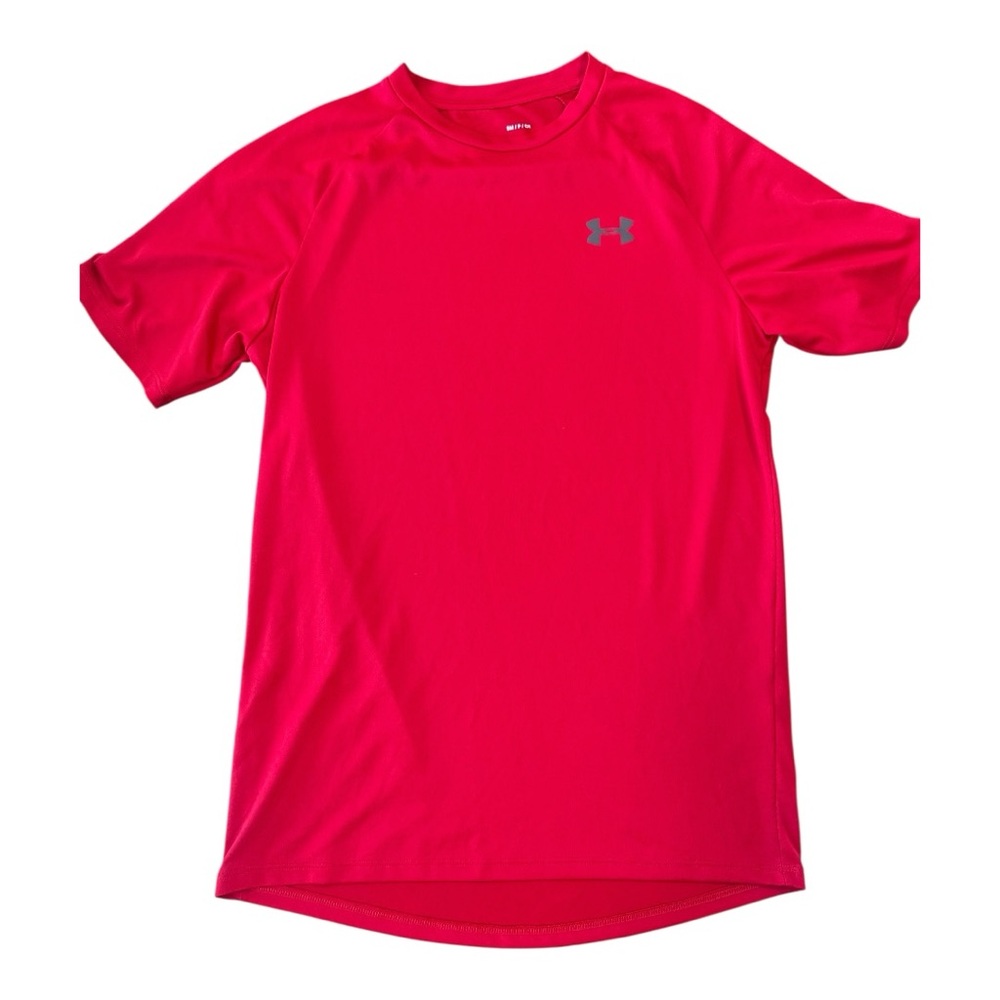 Under Armour‎ Men's Relaxed Fit Moisture Wicking Tech Tee Shirt Red Small